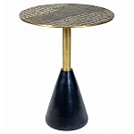 Кофейный столик с металлической столешницей Amphibian варинант исполнения - 1 | Loft Concept в Краснодаре