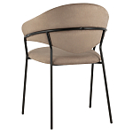 Коричневый стул с обивкой из искусственной замши Alexis варинант исполнения - 5 | Loft Concept в Краснодаре