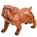 Статуэтка деревянная в виде собаки Balinese Dog 2 варинант исполнения - 1 | Loft Concept в Краснодаре