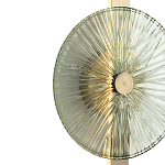 Бра с круглым стеклянным плафоном Gingham варинант исполнения - 9 | Loft Concept в Краснодаре