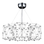 Люстра с тонкой металлической конструкцией цвета хром Quasar варинант исполнения - 1 | Loft Concept в Краснодаре