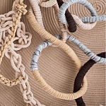 Круглое Дизайнерское Панно Дюна Round Panel Dune варинант исполнения - 5 | Loft Concept в Краснодаре