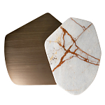 Столик журнальный Promontory с мрамором варинант исполнения - 2 | Loft Concept в Краснодаре