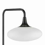 Торшер с белым стеклянным плафоном в форме эллипса Kernel варинант исполнения - 2 | Loft Concept в Краснодаре