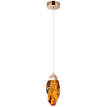 Подвесной светильник Soar Hanging Lamp Brass Amber Янтарный варинант исполнения - 2 | Loft Concept в Краснодаре