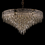 Люстра с каскадом из прозрачного хрусталя Constant Sparks варинант исполнения - 11 | Loft Concept в Краснодаре