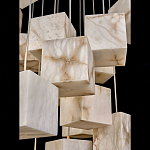 Люстра подвесная с квадратными плафонами из натурального камня Glowing Spheres варинант исполнения - 4 | Loft Concept в Краснодаре