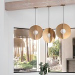 Подвесной светильник в форме золотых дисков Minimalist Lighting Fixture варинант исполнения - 4 | Loft Concept в Краснодаре