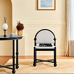 Дизайнерский стул деревянный с полукруглой спинкой Highquality варинант исполнения - 3 | Loft Concept в Краснодаре