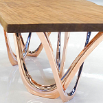 Обеденный стол прямоугольный с фигурными ножками G-table варинант исполнения - 3 | Loft Concept в Краснодаре