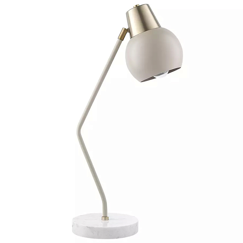 Настольная лампа с регулируемым плафоном Adjustable Lamp Бежевый Сливовый в Краснодаре | Loft Concept 