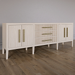 Большая VT-тумба Primo шпон Светлый дуб варинант исполнения - 3 | Loft Concept в Краснодаре