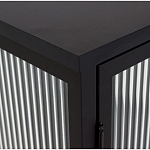 Сервант двухдверный с рифленым стеклом The Keeper варинант исполнения - 3 | Loft Concept в Краснодаре