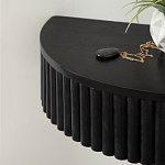 Прикроватный подвесной столик с ящиком черный Bedside Hanging Table варинант исполнения - 4 | Loft Concept в Краснодаре