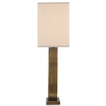 Настольная лампа с корпусом в форме кольца и прямоугольным абажуром French Ring варинант исполнения - 4 | Loft Concept в Краснодаре