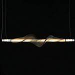 Люстра подвесная линейная Adilin Сhromium варинант исполнения - 1 | Loft Concept в Краснодаре