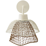 Бра с сетчатым металлическим абажуром Beige Gold Mesh Lampshade варинант исполнения - 2 | Loft Concept в Краснодаре