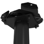 Барный стул вращающийся со спинкой и подлокотниками Douglas Rhombus Синий Велюр варинант исполнения - 6 | Loft Concept в Краснодаре