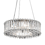 Люстра подвесная круглая с множеством вертикальных прямоугольных кристаллов Kichler варинант исполнения - 1 | Loft Concept в Краснодаре