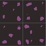 Плитка с узором Осколки варинант исполнения - 3 | Loft Concept в Краснодаре