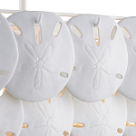 Люстра овальной формы с белыми подвесными элементами White Natural Lines варинант исполнения - 2 | Loft Concept в Краснодаре