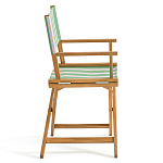 Кресло режиссерское из акации и ткани Geneva варинант исполнения - 3 | Loft Concept в Краснодаре