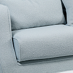 Диван Seldon с мягкими подушками голубое букле варинант исполнения - 5 | Loft Concept в Краснодаре