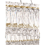 Люстра подвесная круглая из прозрачного хрусталя с золотым корпусом Selfsufficient варинант исполнения - 8 | Loft Concept в Краснодаре