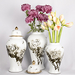 Декоративная ваза с крышкой Flowers in Pots варинант исполнения - 4 | Loft Concept в Краснодаре