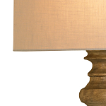 Бра светодиодное с тканевым абажуром на фигурном основании Undercut варинант исполнения - 1 | Loft Concept в Краснодаре