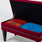 Мягкая банкетка с зоной для хранения Casket Red варинант исполнения - 2 | Loft Concept в Краснодаре