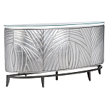 Комод фактурный серебристый с дверцами Silver Chest of Drawers варинант исполнения - 1 | Loft Concept в Краснодаре