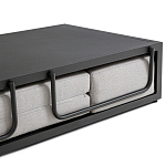 Садовый диван на каркасе из алюминия Petro варинант исполнения - 6 | Loft Concept в Краснодаре