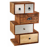 Тумба необычной формы с выдвижными ящиками Shift варинант исполнения - 1 | Loft Concept в Краснодаре