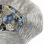 Кофейный стол со столешницей из агата Agate Design Blue  варинант исполнения - 3 | Loft Concept в Краснодаре