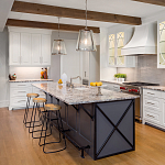 Подвесной светильник с прозрачным коническим стеклянным плафоном в современном стиле Feiss варинант исполнения - 3 | Loft Concept в Краснодаре