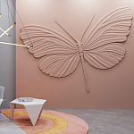 Барельеф BUTTERFLY варинант исполнения - 2 | Loft Concept в Краснодаре