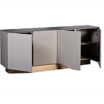 Комод со стеклянной столешницей и с выдвижными ящиками Minimalist Accent варинант исполнения - 2 | Loft Concept в Краснодаре