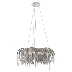 Люстра круглая подвесная с металлическими дугами и длинными цепочками 80 см Atlantis Chain варинант исполнения - 2 | Loft Concept в Краснодаре