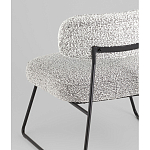 Кресло лаунж Kate букле серый варинант исполнения - 3 | Loft Concept в Краснодаре