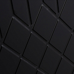 Комод черный округлой формы с рельефным фасадом Black Cut варинант исполнения - 5 | Loft Concept в Краснодаре