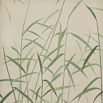 Обои ручная роспись Wild Grasses Special Colourway on Bleached Silver slub silk варинант исполнения - 2 | Loft Concept в Краснодаре