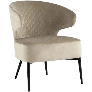 Кресло Estella бежевый велюр