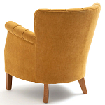 Кресло велюровое на ножках из массива ясеня Jessie Armchair варинант исполнения - 4 | Loft Concept в Краснодаре