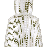 Настольная лампа с корпусом в форме вазы и белым абажуром Lots of Strokes варинант исполнения - 1 | Loft Concept в Краснодаре