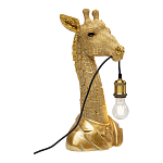 Настольная лампа в детскую Жираф в золотом костюме варинант исполнения - 1 | Loft Concept в Краснодаре
