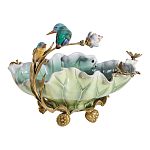 Чаша в виде листка лотоса с птицами Eden Garden варинант исполнения - 4 | Loft Concept в Краснодаре