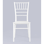 Стул Chiavari пластик белый варинант исполнения - 4 | Loft Concept в Краснодаре