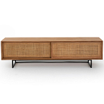 ТВ-тумба из массива тика Busto TV Stand варинант исполнения - 1 | Loft Concept в Краснодаре