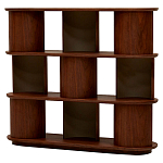 Стеллаж Zacharie Brown Wood Rack варинант исполнения - 1 | Loft Concept в Краснодаре